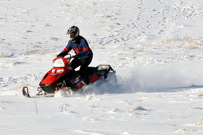 Fast Snowmobile