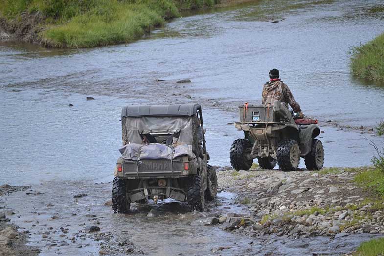 ATV Off-Road Landscape Creek