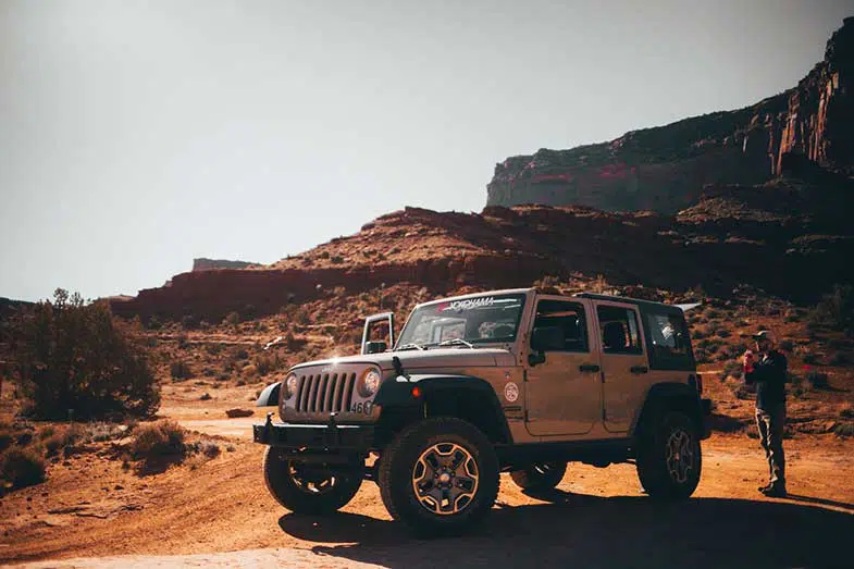 Jeep in Utah USA