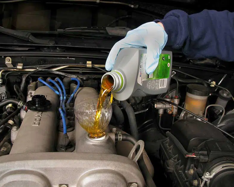Adding Oil to the Vehicle Engine
