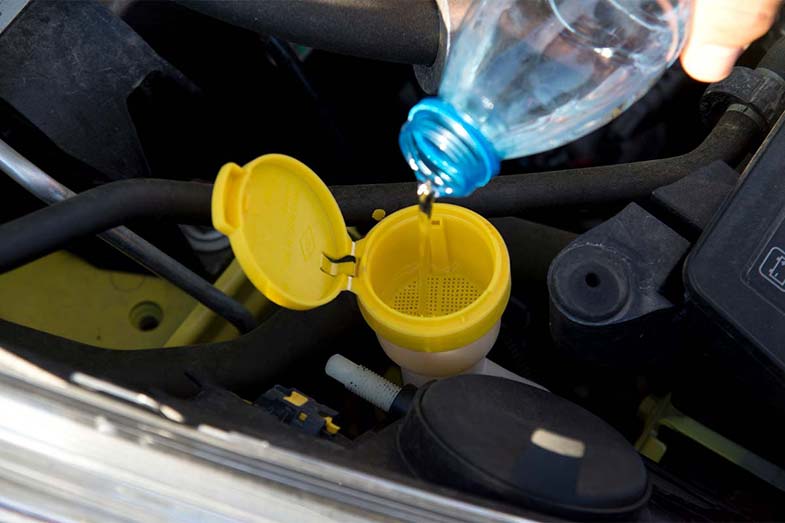 Windshield Washer Fluid Filling