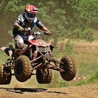 ATV Rider Dirt Track Motocross