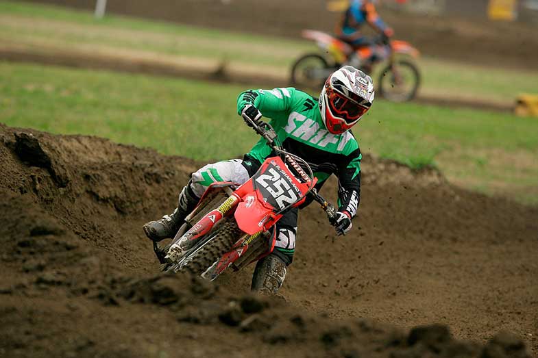 Motocross Dirt Bike Rider MX Track