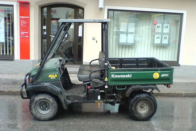 Green Kawasaki Mule 3010