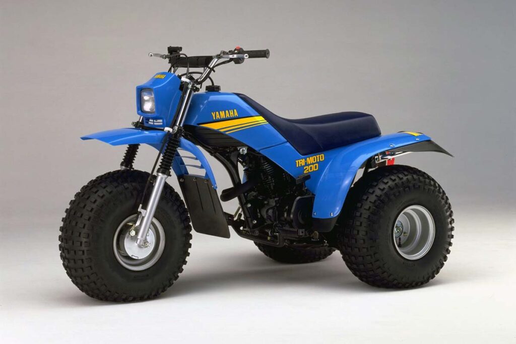 Blue Yamaha Tri Moto 200