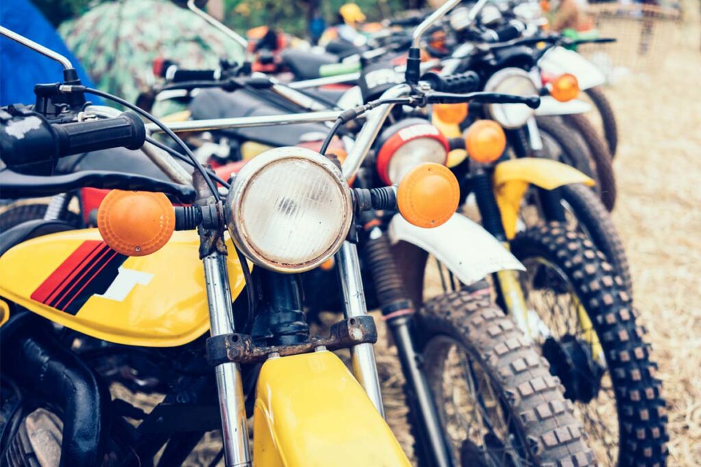 Classic Motorcycles Up Close