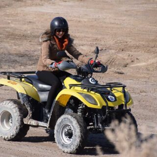 Yellow ATV Desert Drive