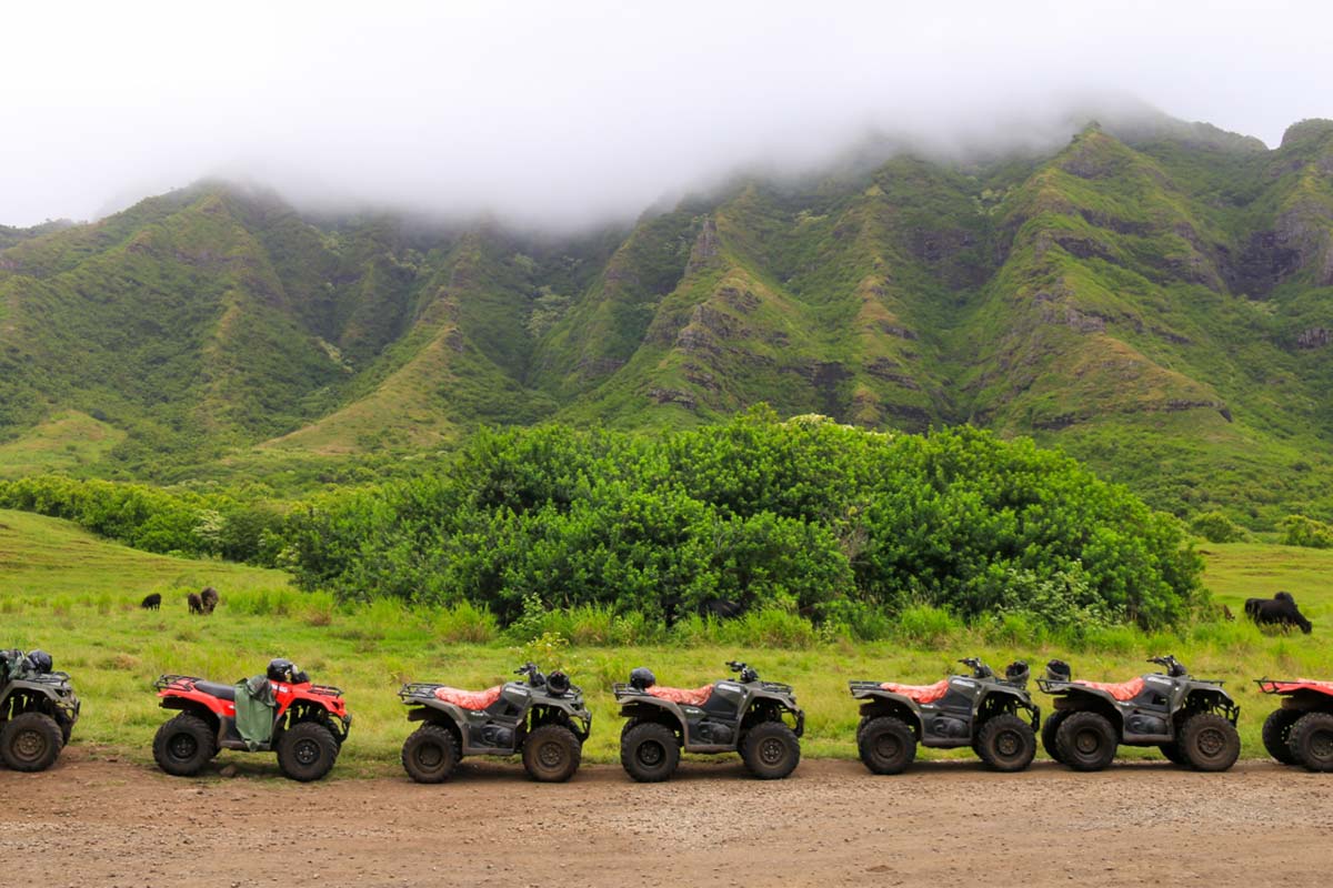 jurassic valley atv tour at kualoa ranch