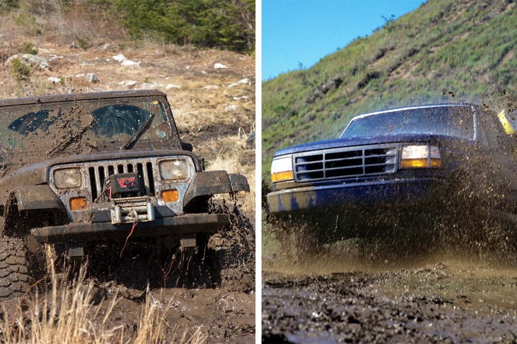 Jeep vs Truck Off-Roading
