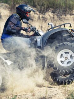 ATV Rider in Action