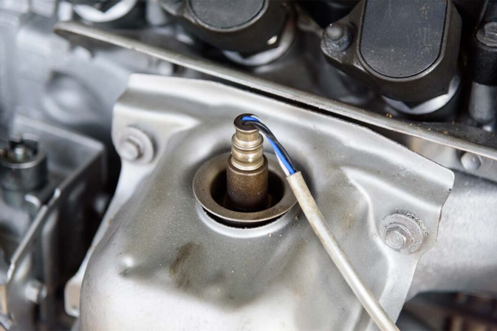 Oxygen Sensor at Intake in Vehicle