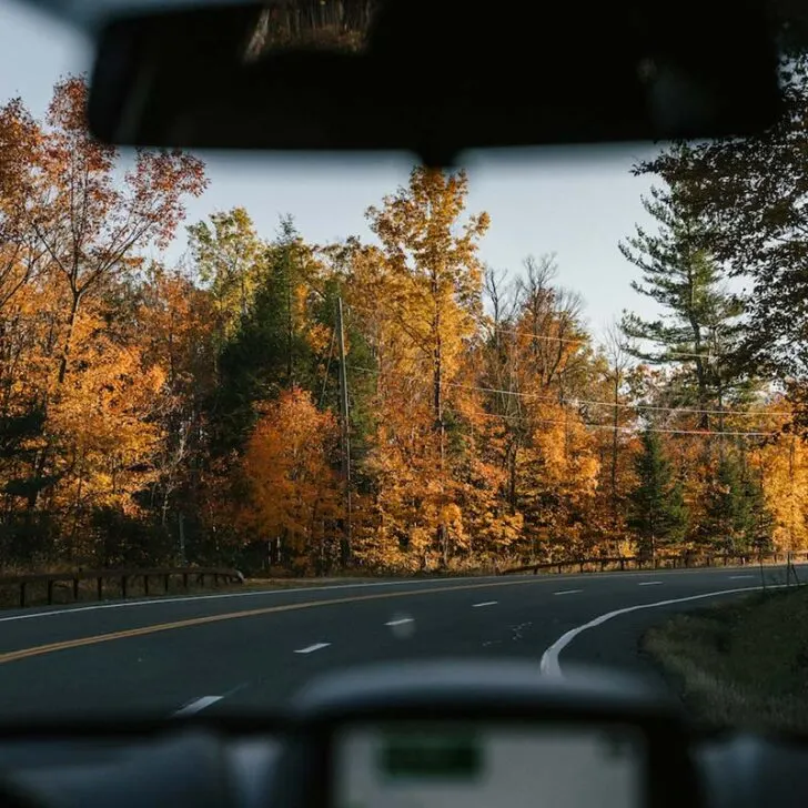 Car Turning on Road