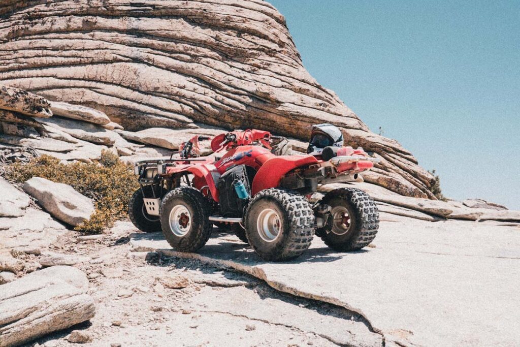 Red Honda 300EX ATV