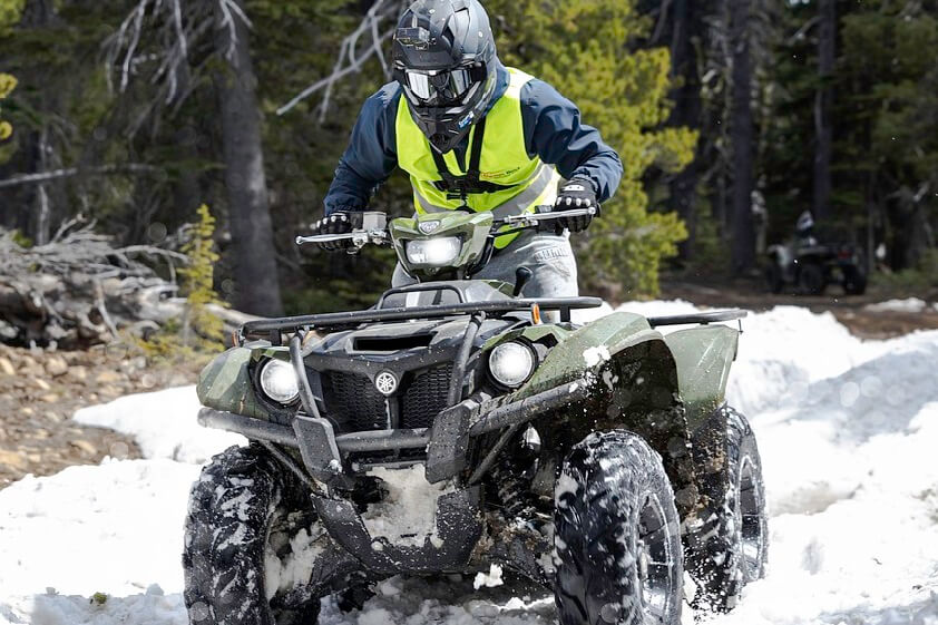 ATV Riding in the Snow
