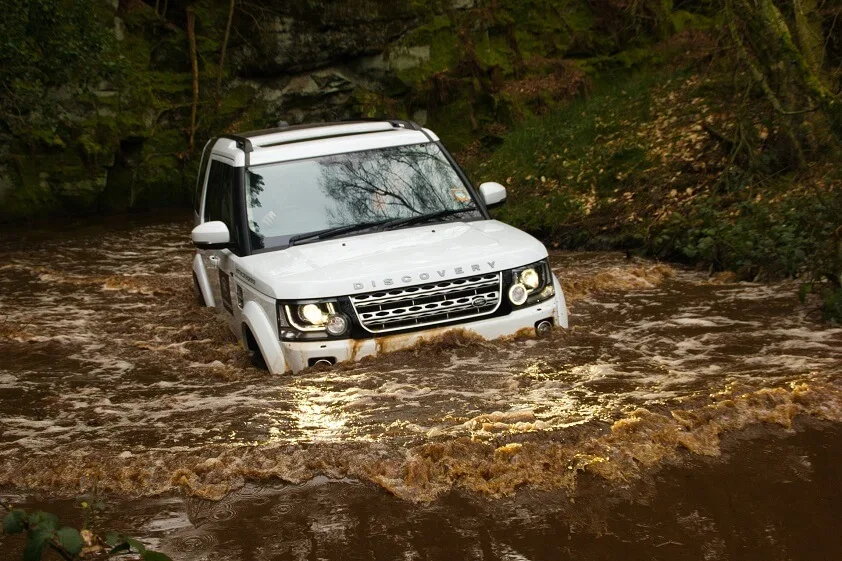 Off-Road Vehicle Driving Through Deep Water