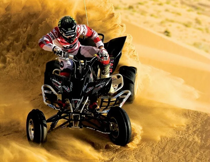 Desert ATV Quad Riding