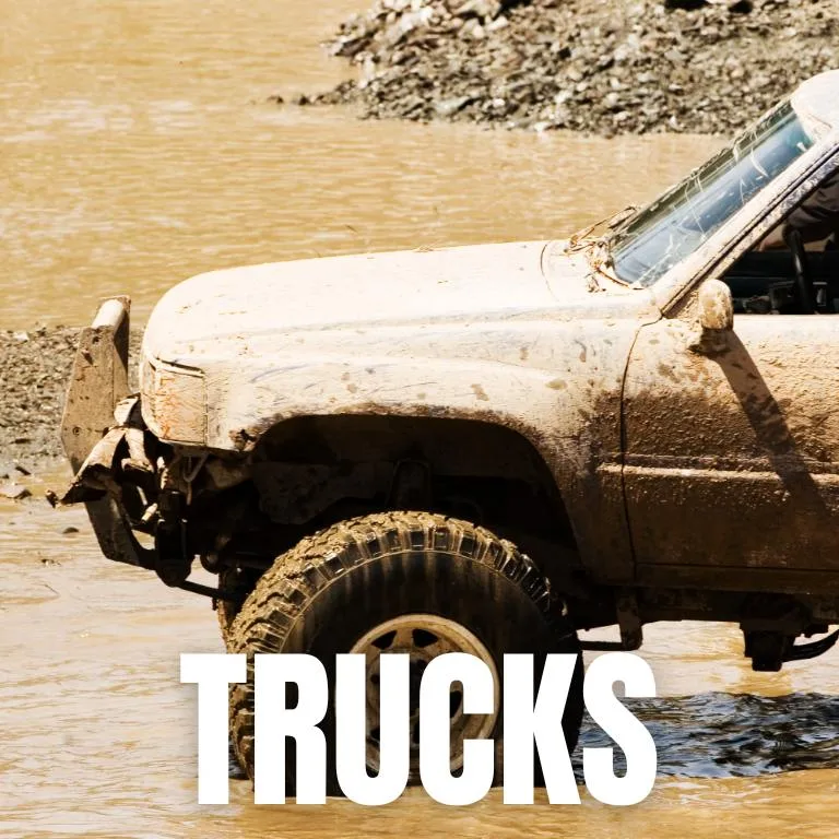 Truck Off-Roading in Mud