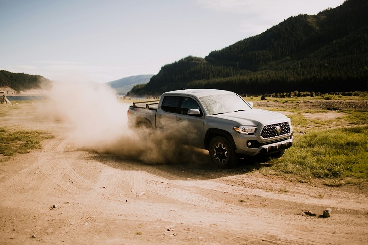 Toyota Tacoma Pickup Truck Off-Roading